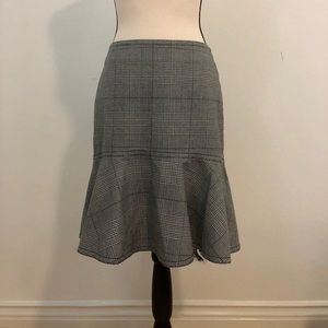 Ann taylor plaid skirt